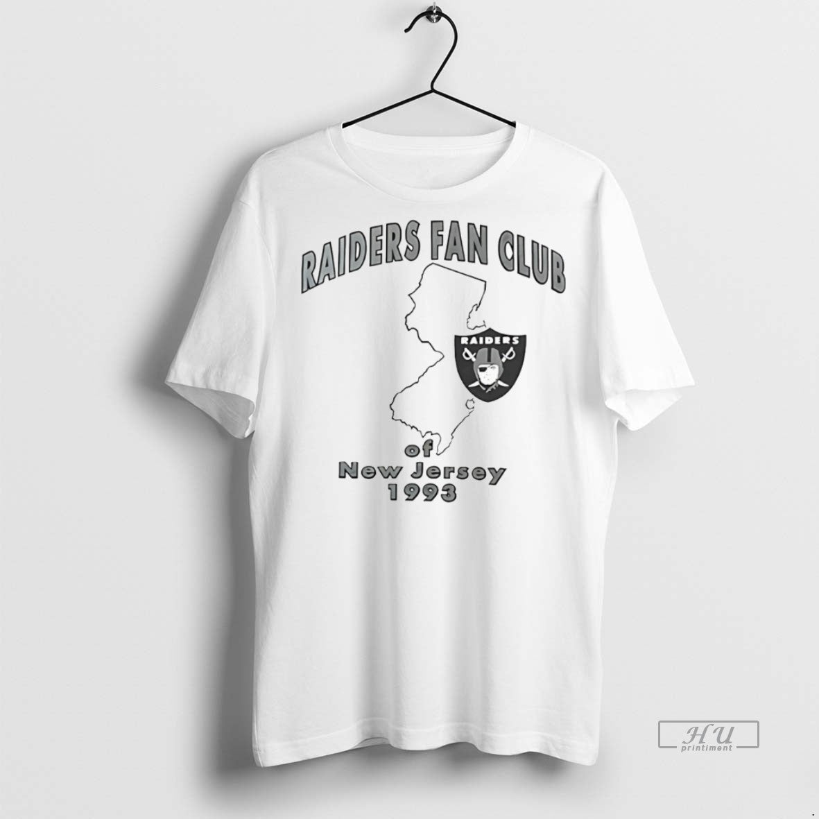 New Vintage Raiders Fan Club Of New Jersey 1993 Graphic Tee Shirt Sweater