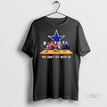 New You Cant Sit With Us Cowboys Football Horror Movies Halloween Graphic Tee Shirt Sweater