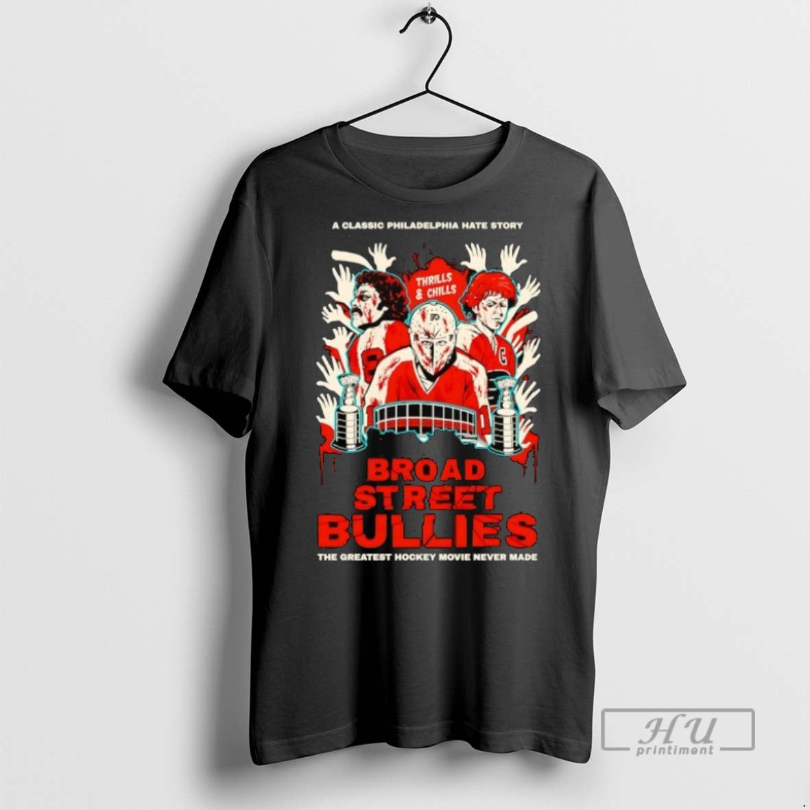 New Zombie Movie Broad Street Bullies A Classic Philadelphia Flyers Hate Story Tee Shirts