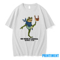 No King In America Since 1776 Protest Frog Crown Tshirts Sweater
