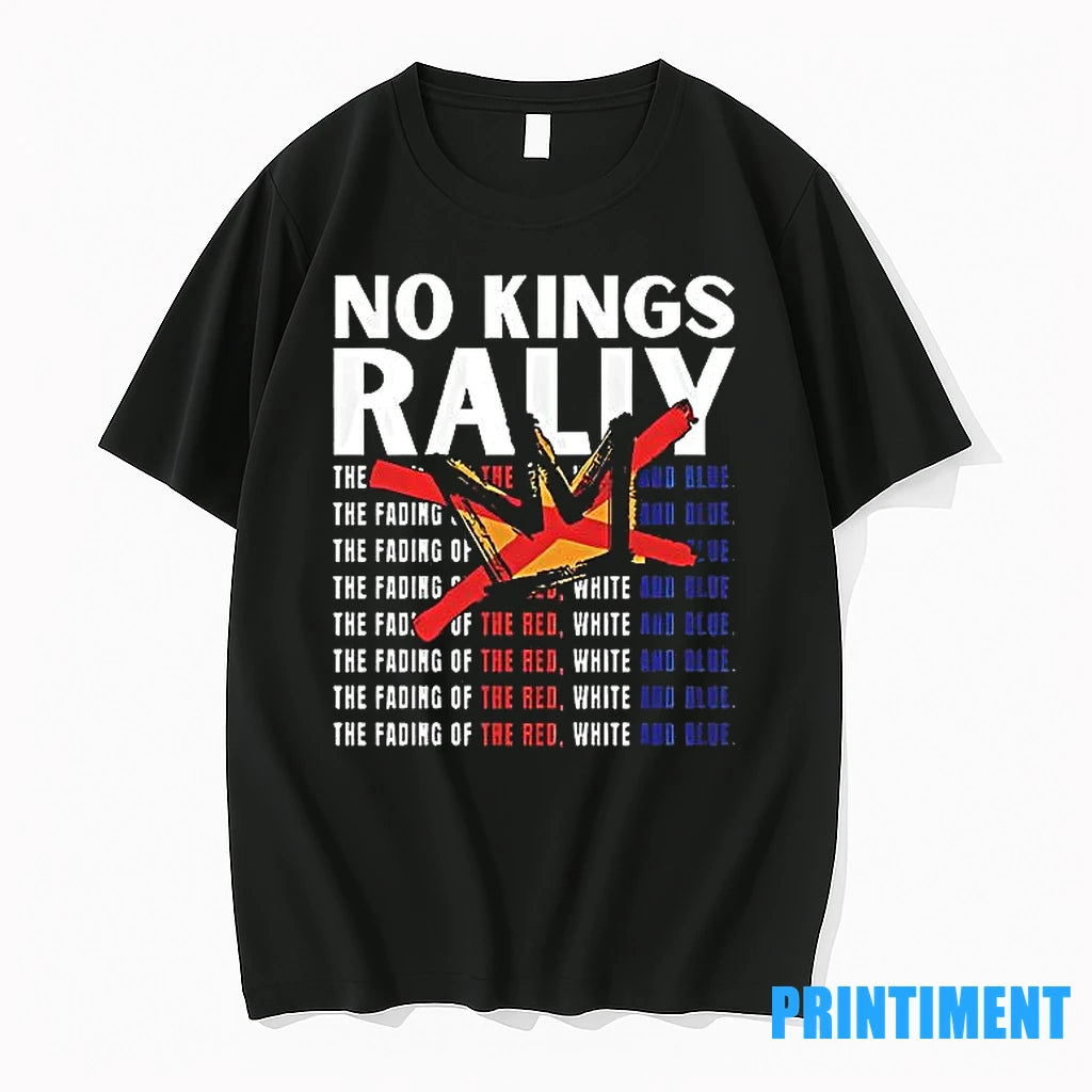 No Kings Rally The Fading Of The Red Tshirts Sweater
