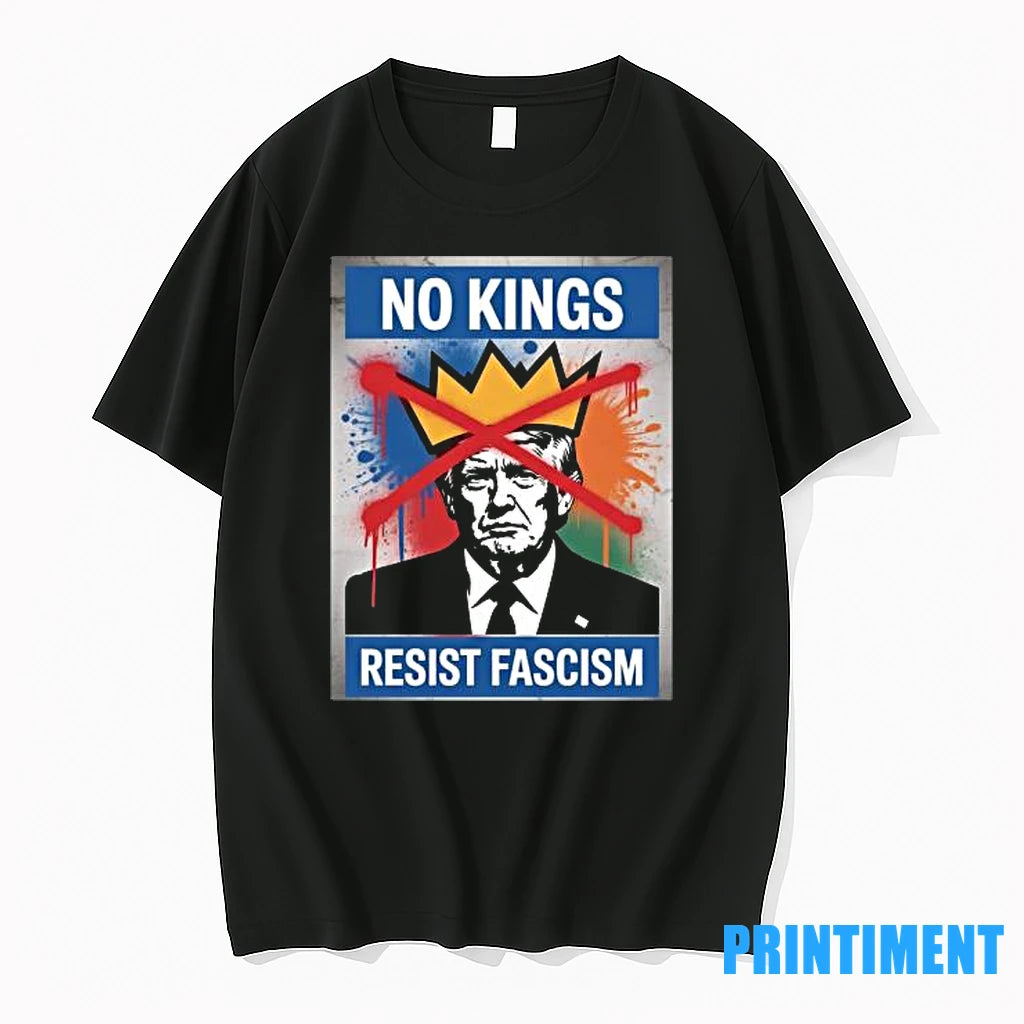 No Kings Resist Fascism Protest Anti Trump Tshirts Sweater