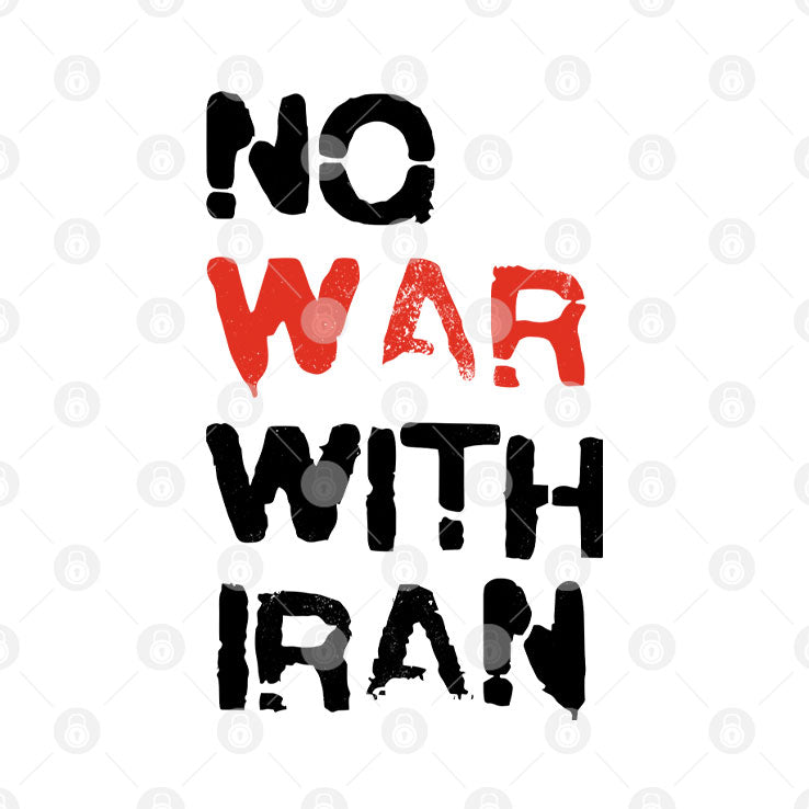 No War With Iran T Shirt