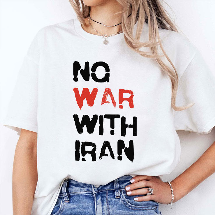No War With Iran T Shirt