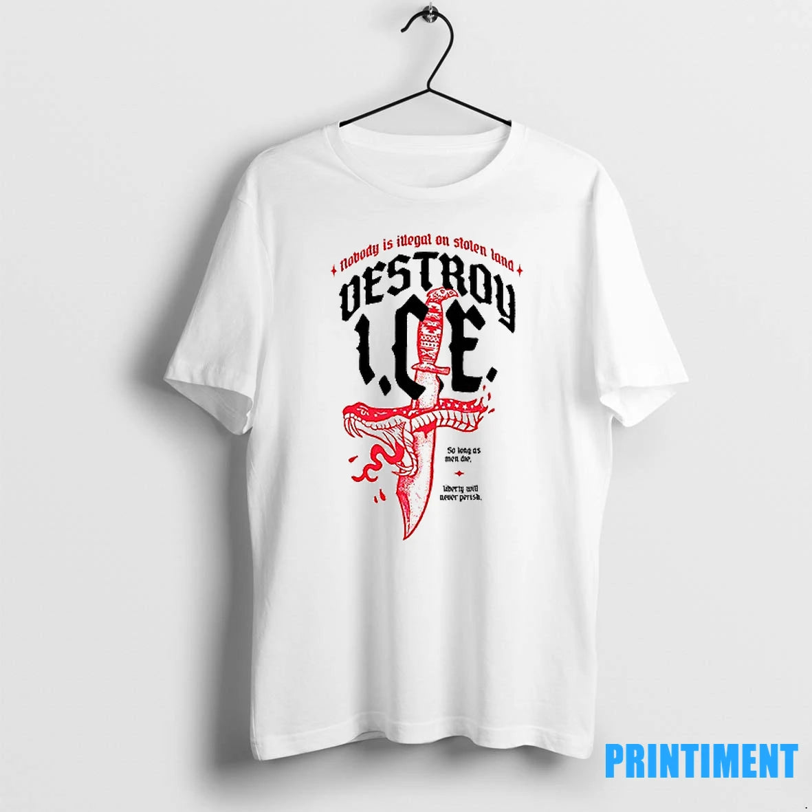 Nobody Is Illegal On Stolen Land Destroy Ice Tshirts Sweater