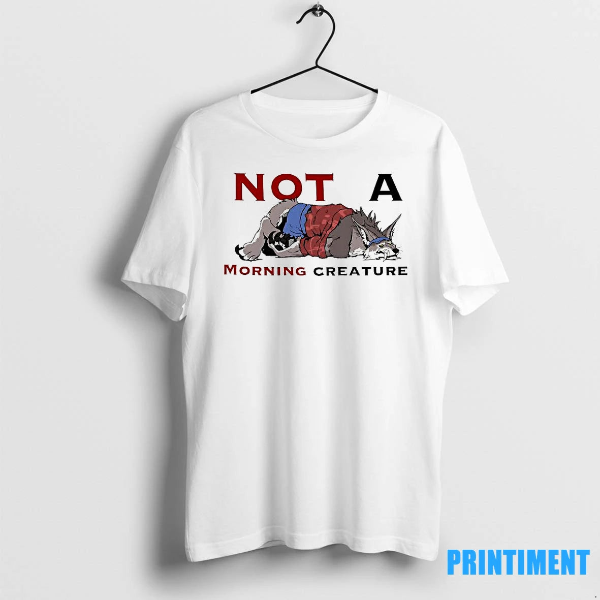 Not A Morning Creature Wolf Tshirts Sweater