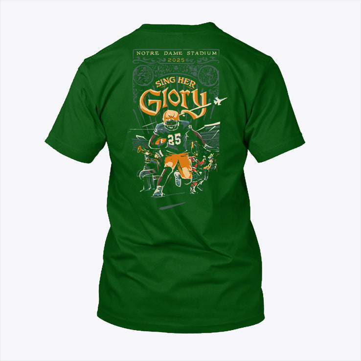 Notre Dame Football 2025 Sing Her Glory Shirt