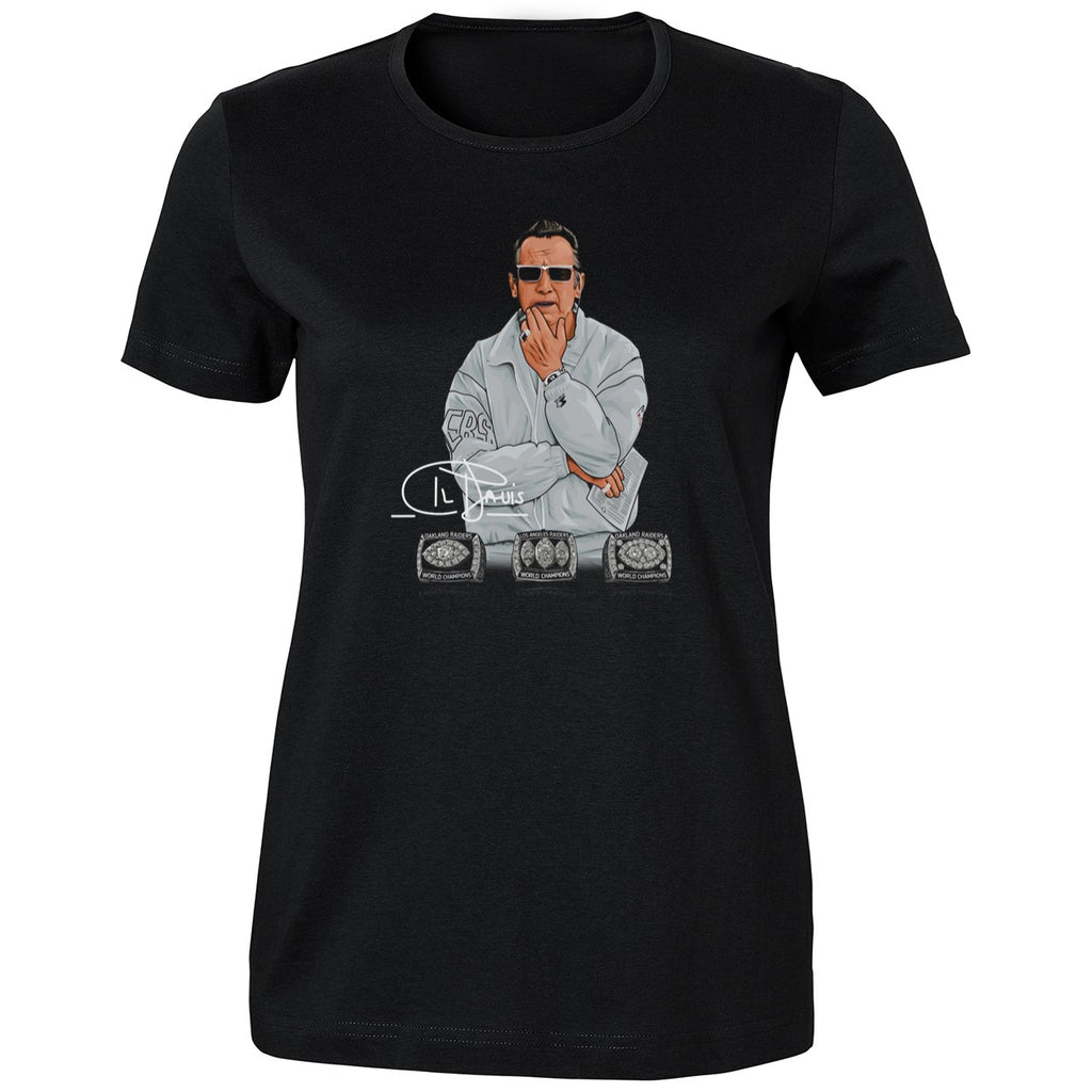 Al Davis Rings World Champion Signature Shirt