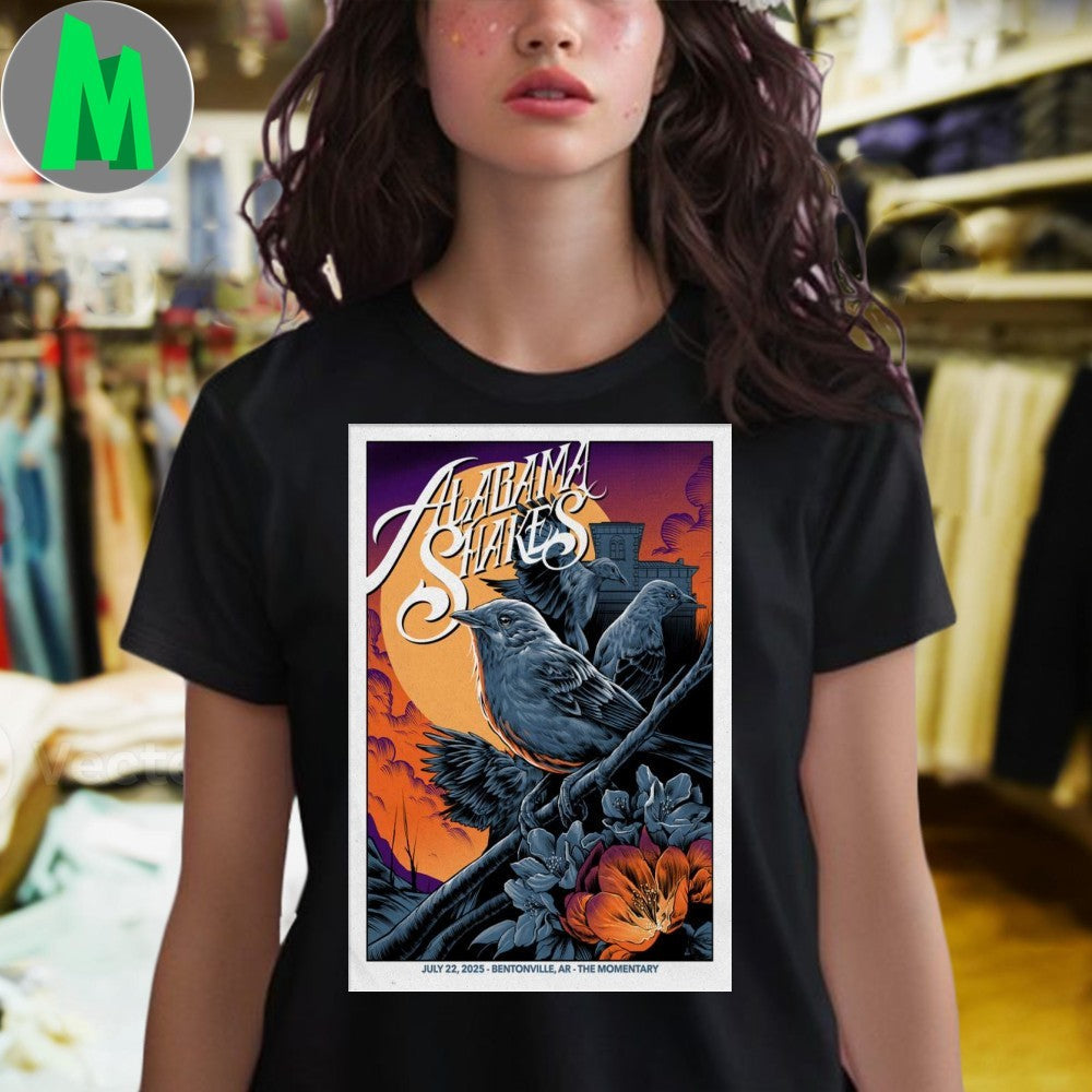 Alabama Shakes Bentonville, AR 07.22.2025 Poster Shirt Unisex