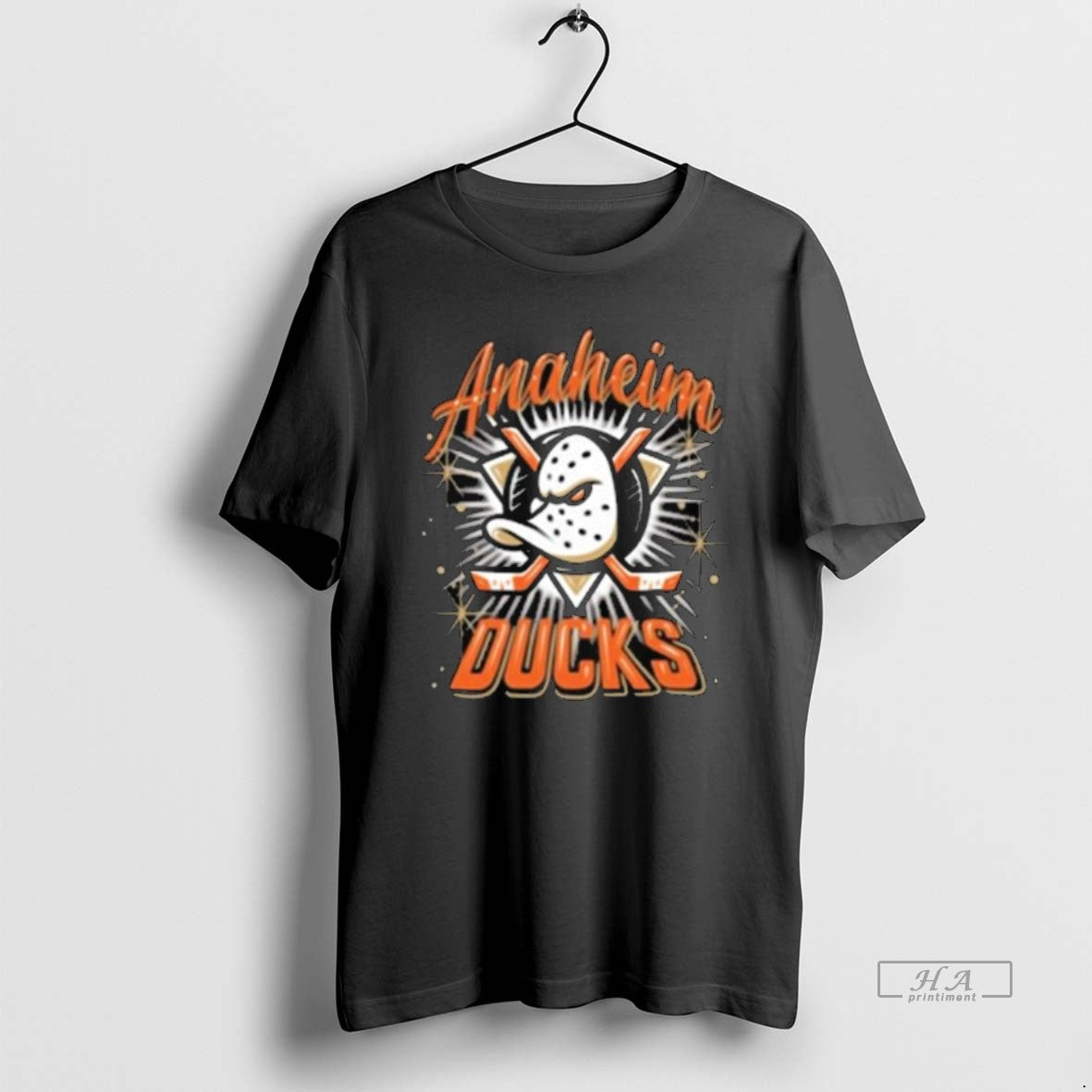 Official Anaheim Ducks Spray On 2025 Long Sleve