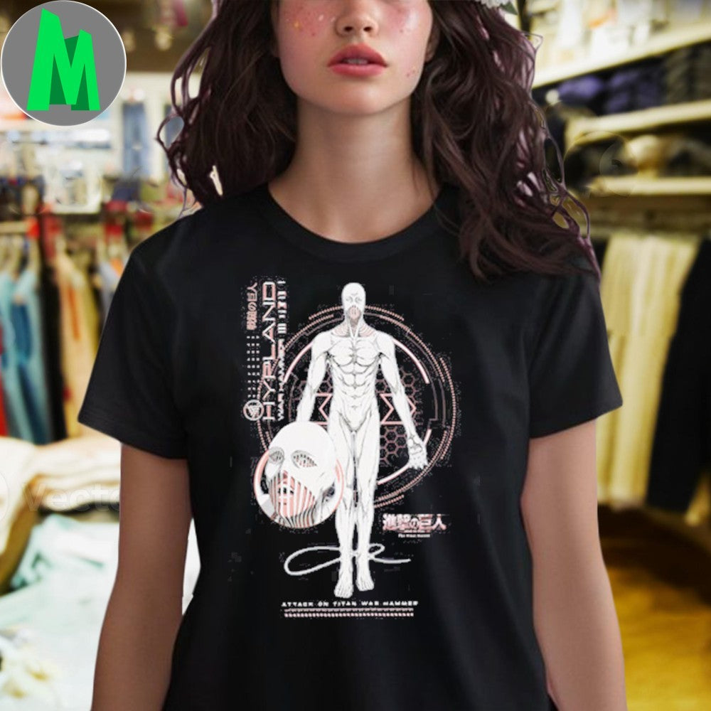 Attack on Titan War Hammer Titan Shirt Unisex