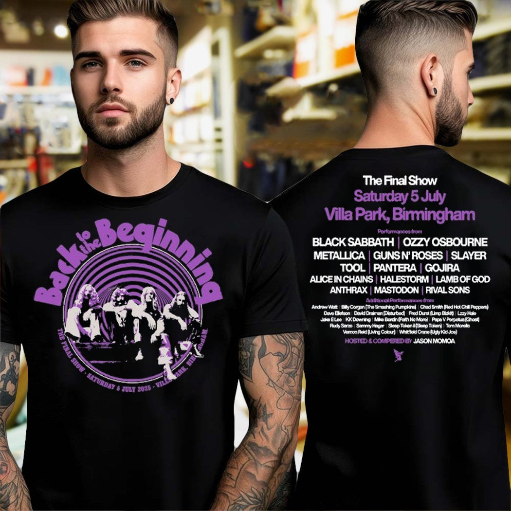 Back To The Beginning Birmingham, Uk Event July 05 2025 Villa Park Shirt Unisex