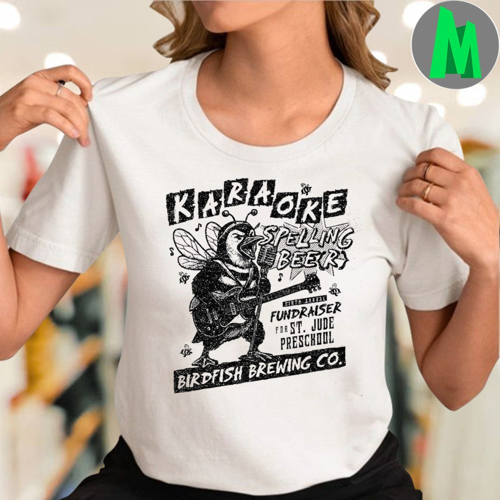 Birdfish Brewing Co. Karaoke & Spelling Beer Fundraiser Unisex