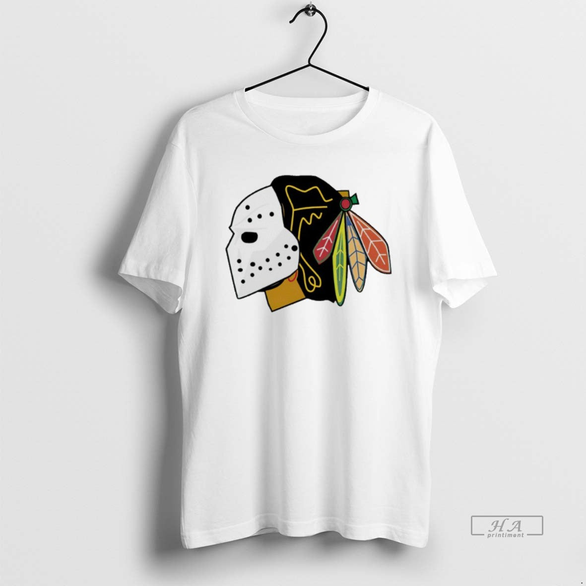 Official Blackhawks Hockey Mask Logo