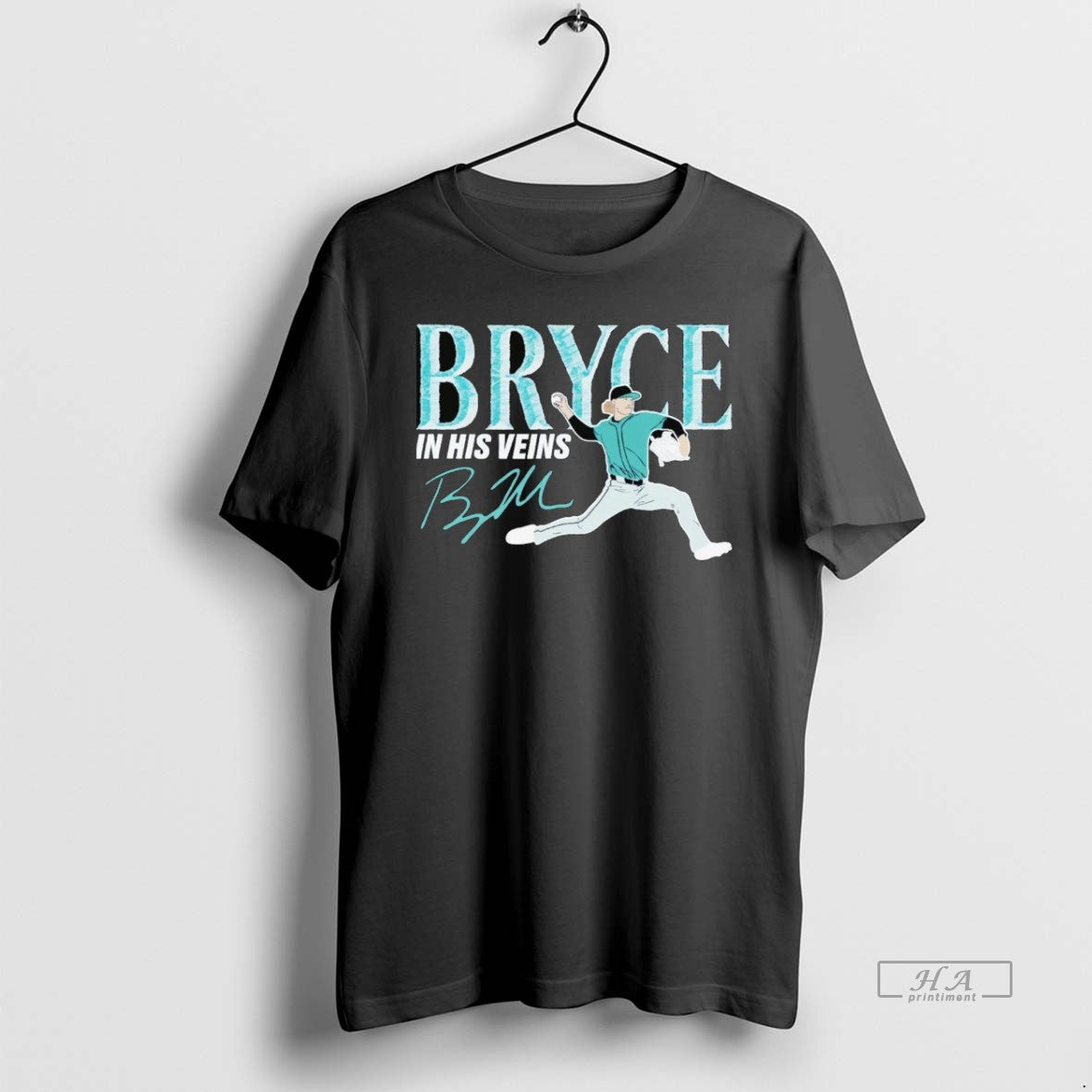 Official Bryce Harper In His Veins Pitching Signature
