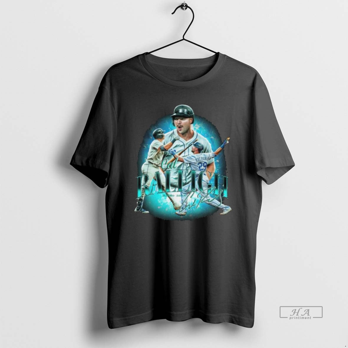 Official Cal Raleigh Seattle Mariners Sign 2025 Long Sleve