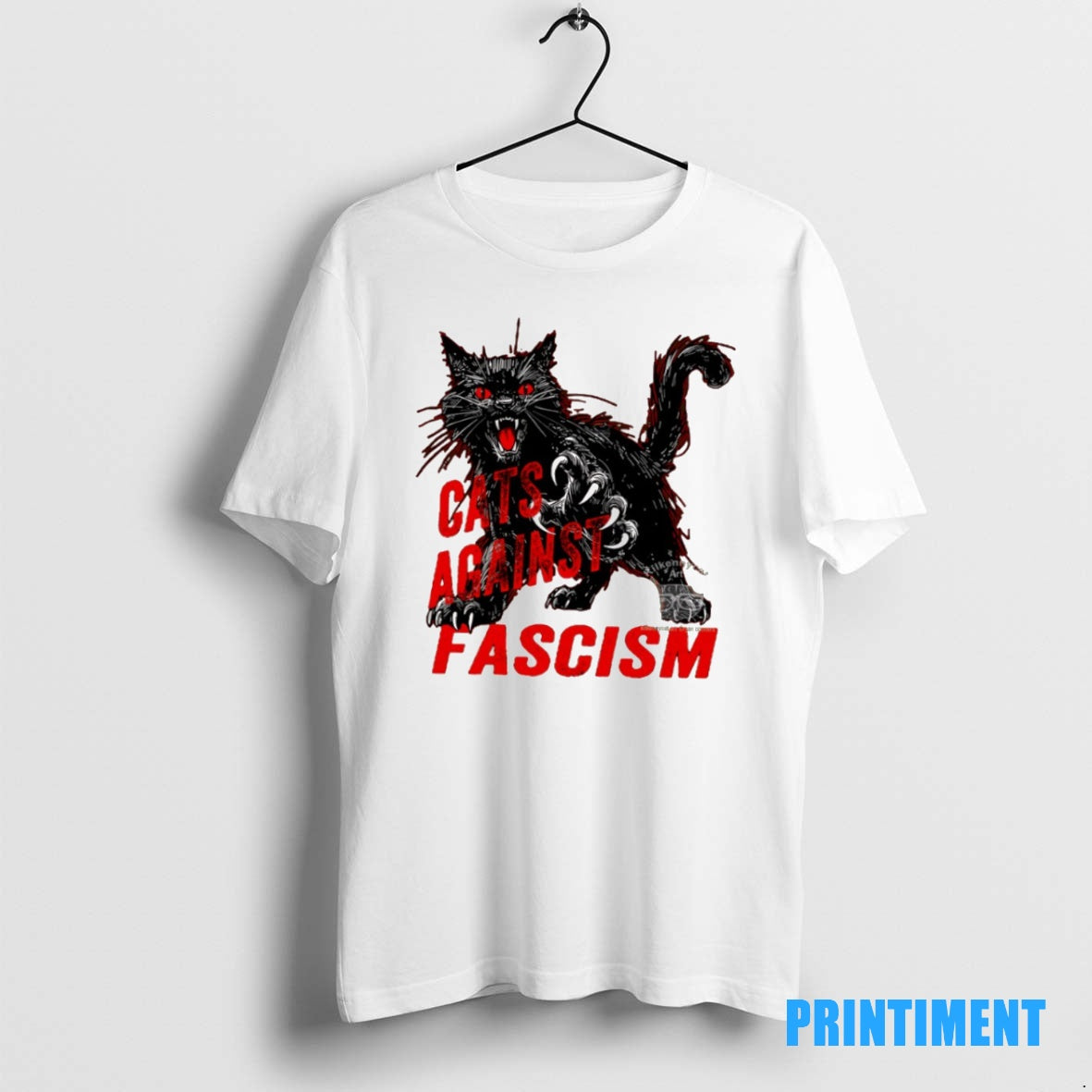 Official Cats Against Fascism Tee Sweater