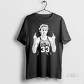 Official Celtics Larry Bird Middle Finger Shirt