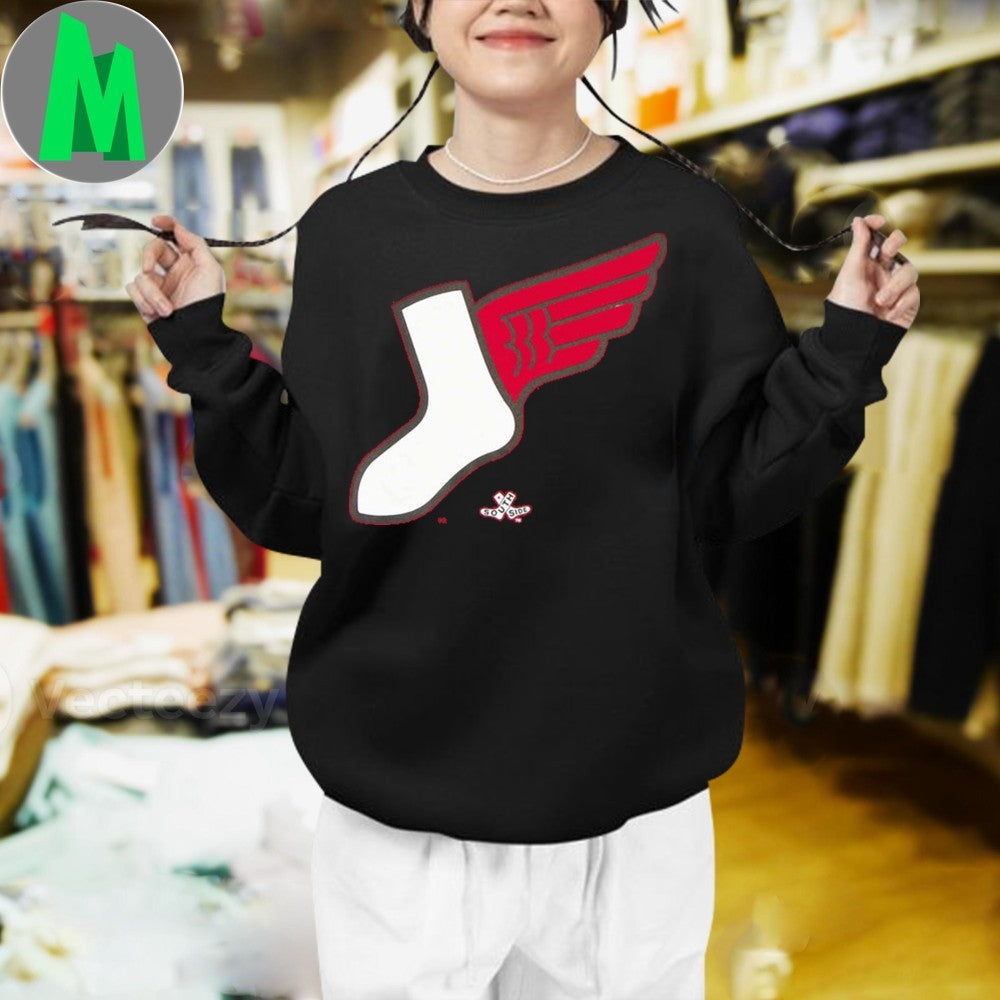 Chicago White Sox New Era 2025 City Connect Winged Sock Logo Shirt Unisex