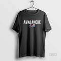 Official Colorado Avalanche Logo 1500th Anniversary Burnzie Commemorative
