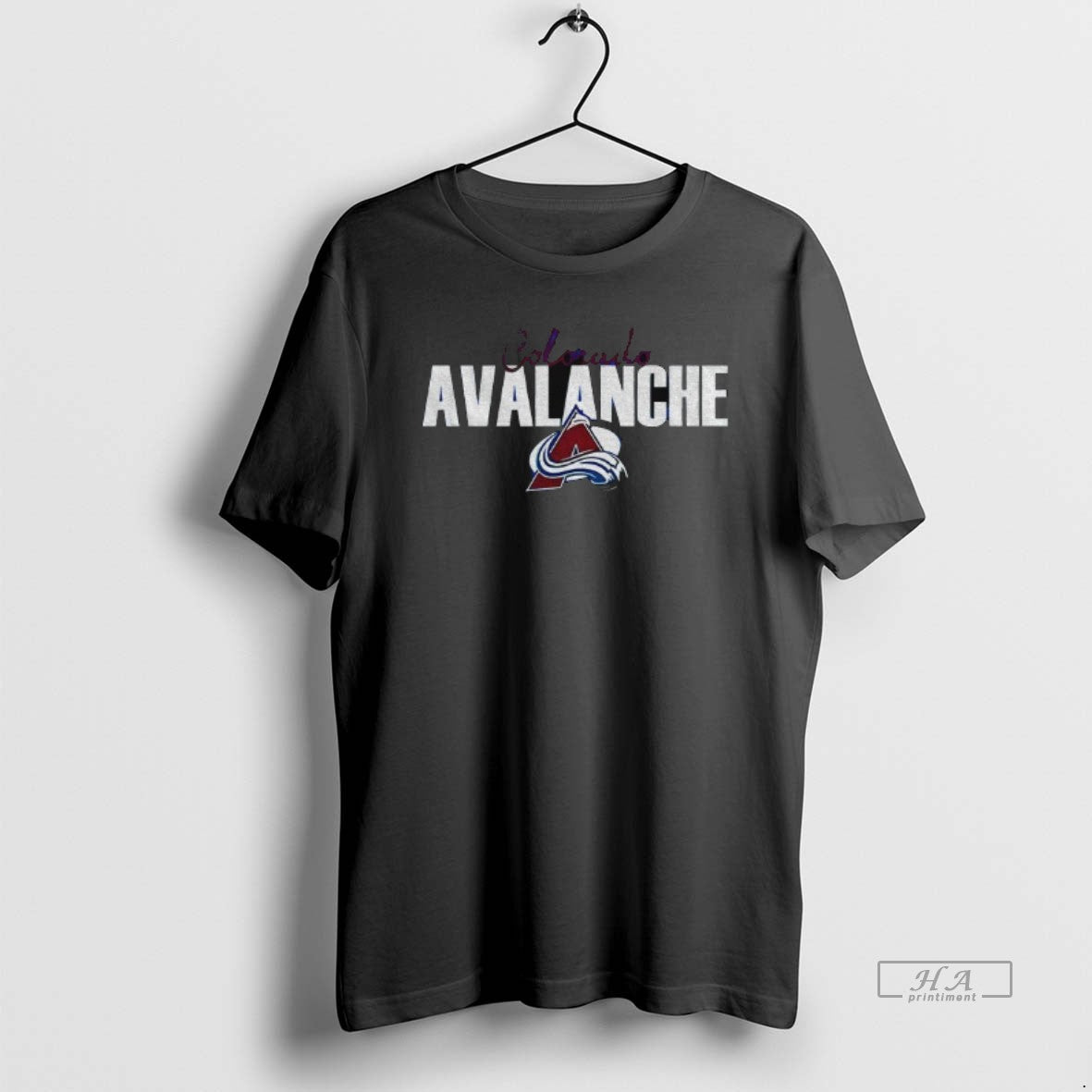 Official Colorado Avalanche Logo 1500th Anniversary Burnzie Commemorative