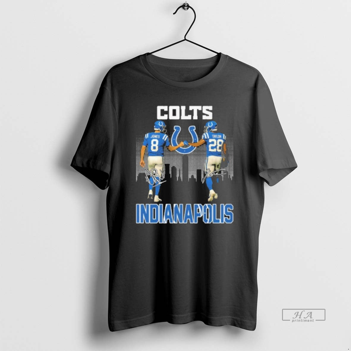 Official Colts Jones X Taylor Player Signature Indianapolis