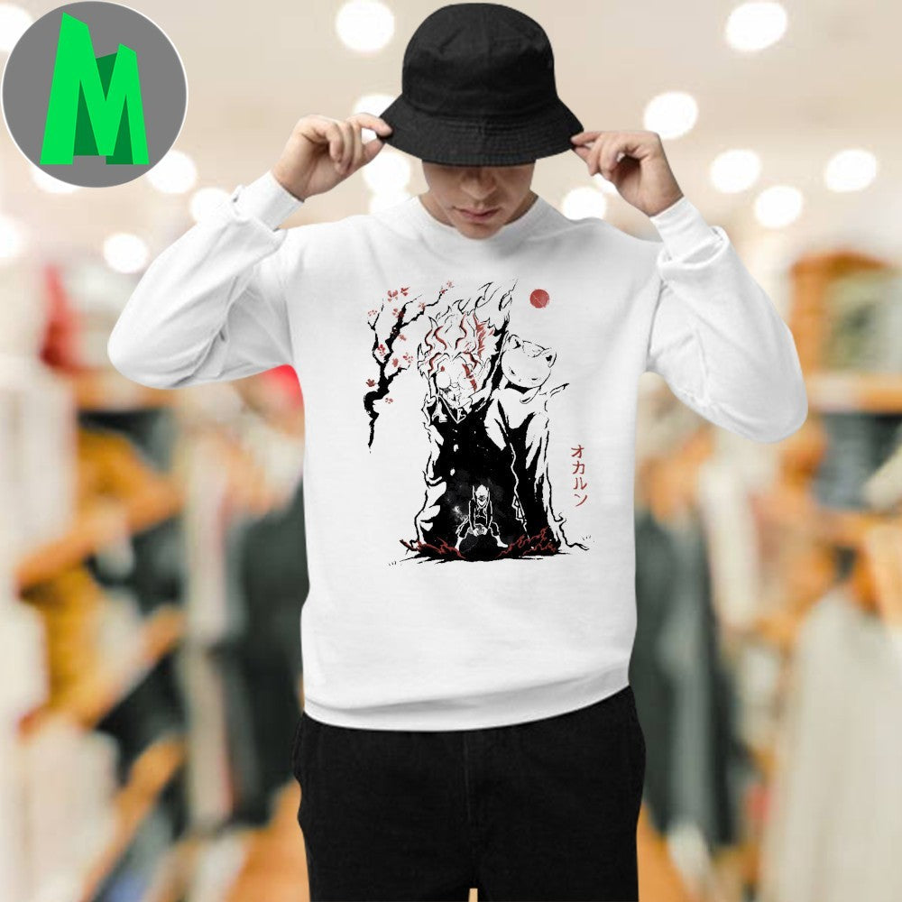 Dandadan Okarun and Turbo Granny Sumi-e Anime Shirt Unisex