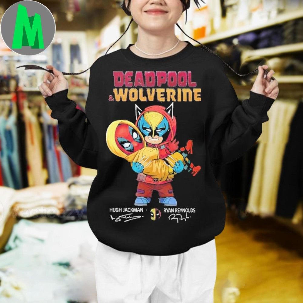 Deadpool & Wolverine Hugh Jackman x Ryan Reynolds Signature Unisex Unisex