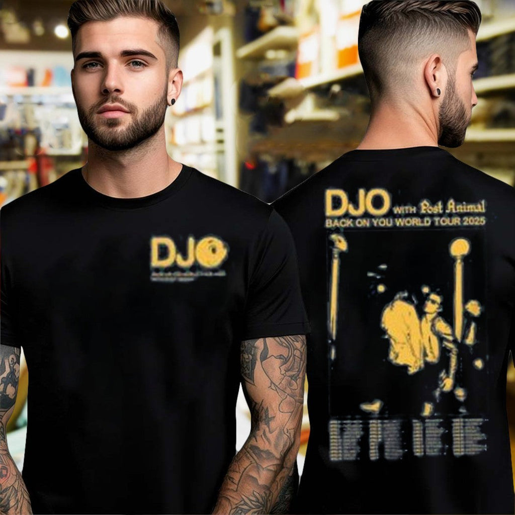 Djo Merch Store Back On You 2025 Tour Two Sided Shirt Unisex