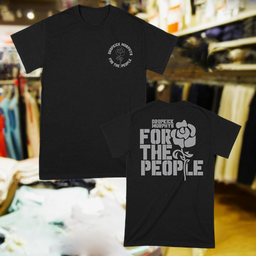 Dropkick Murphys For The People Rose Emblem Band Unisex