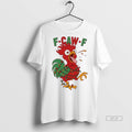 Official F Caw F Funny Christmas Santa Crow Shirt