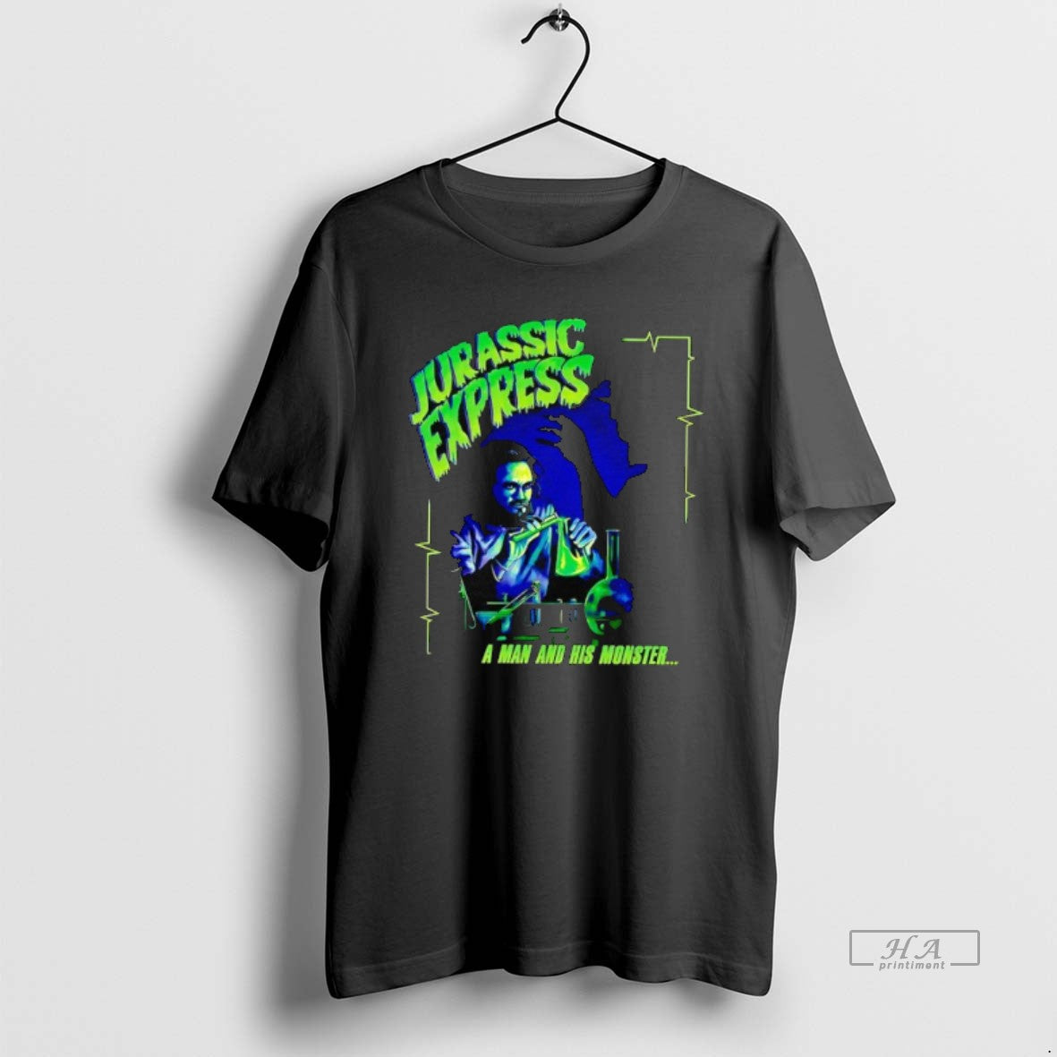 Official Frankenstein Jurassic Express A Man And His Monster