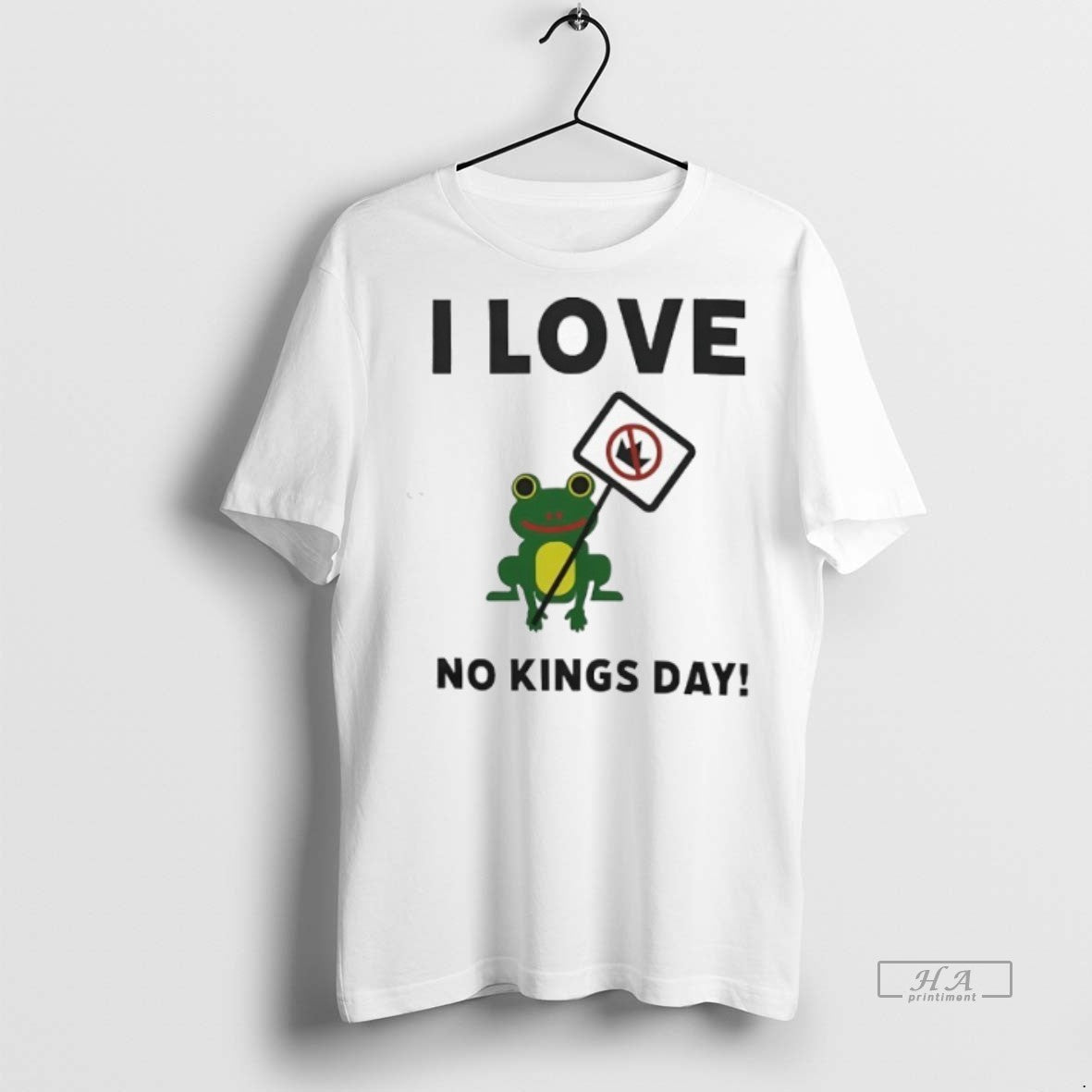 Official Frog I Love No Kings Day Shirt