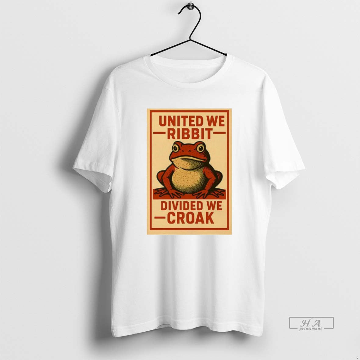 Official Frog United Me Ribbit Divided We Croak