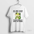 Official Frog At My Age Getting Lucky Means Walking Into A Room Why Im There