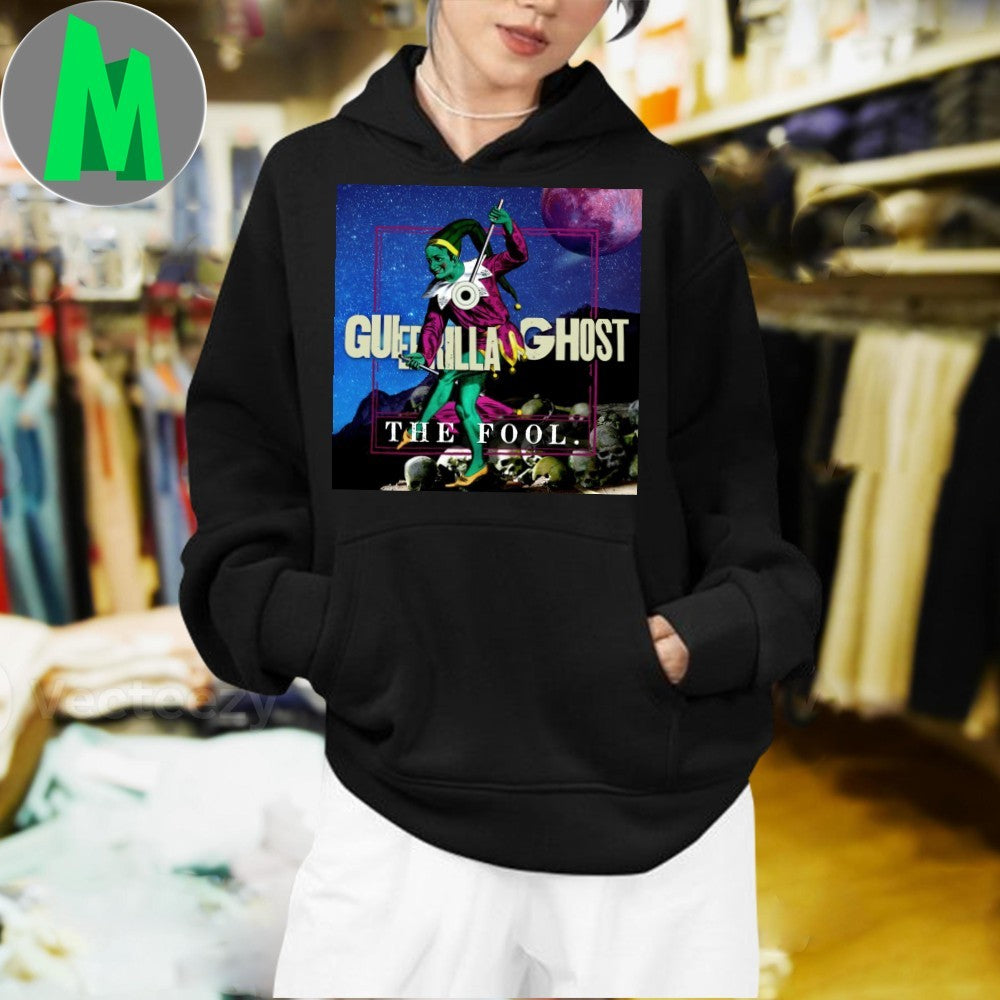 Guerrilla Ghost The Fool Jester Skull Graphic Unisex