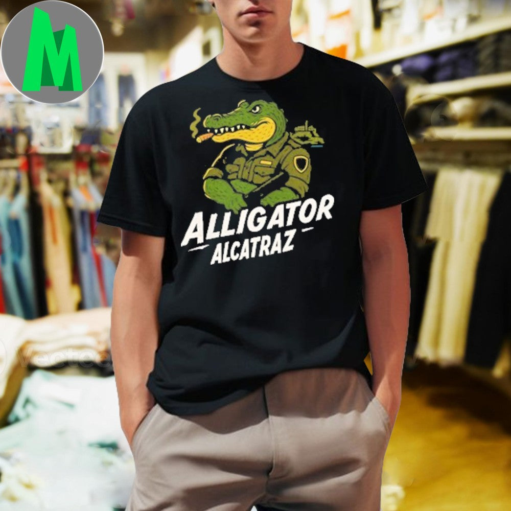 Hodgetwins Store Alligator Alcatraz Shirt Unisex