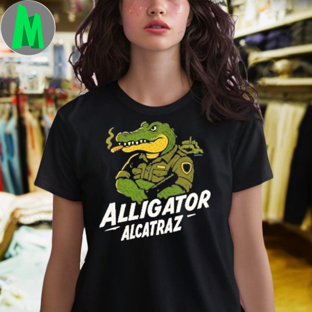 Hodgetwins Store Alligator Alcatraz Shirt Unisex
