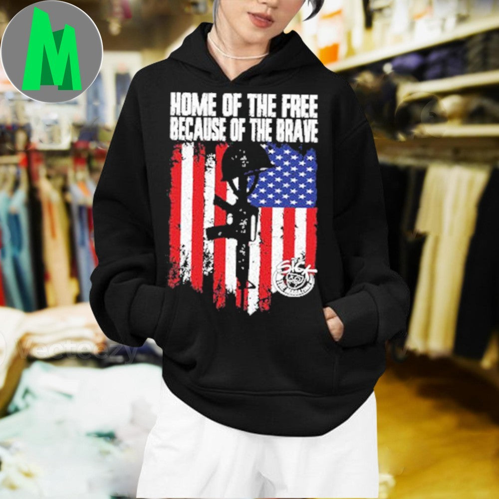 Home Of The Free Because Of The Brave Shirt Unisex