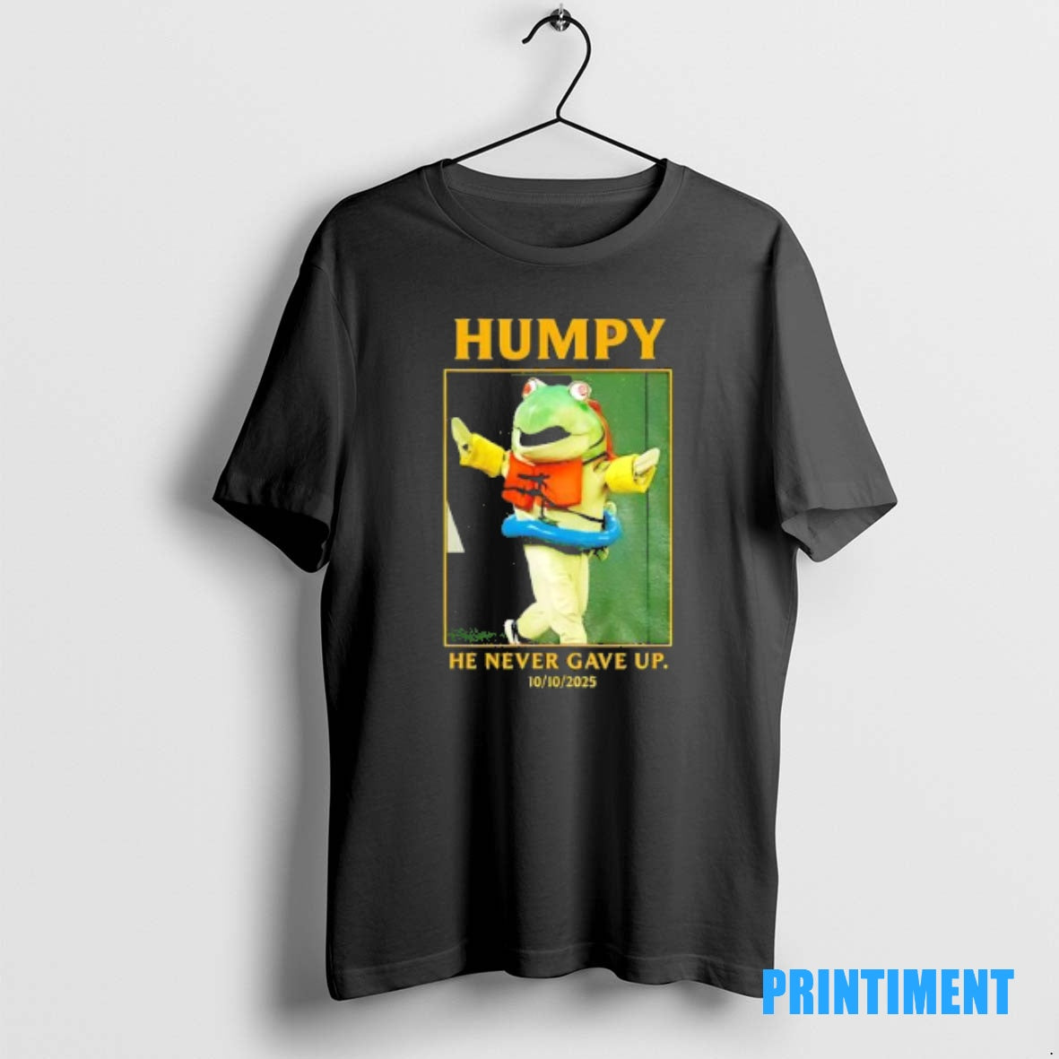 Official Humpy Salmon Seattle Mariners Mlb Baseball He Never Gave Up 2025 Tee Sweater