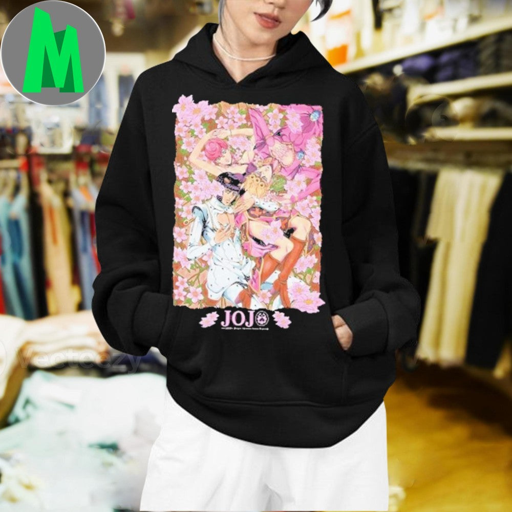 Hypland JoJo’s Bizarre Adventure Flowers Shirt Unisex