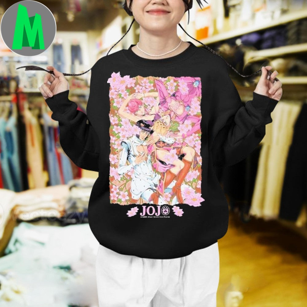 Hypland JoJo’s Bizarre Adventure Flowers Shirt Unisex