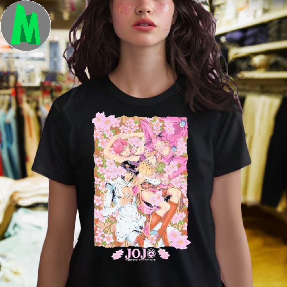 Hypland JoJo’s Bizarre Adventure Flowers Shirt Unisex