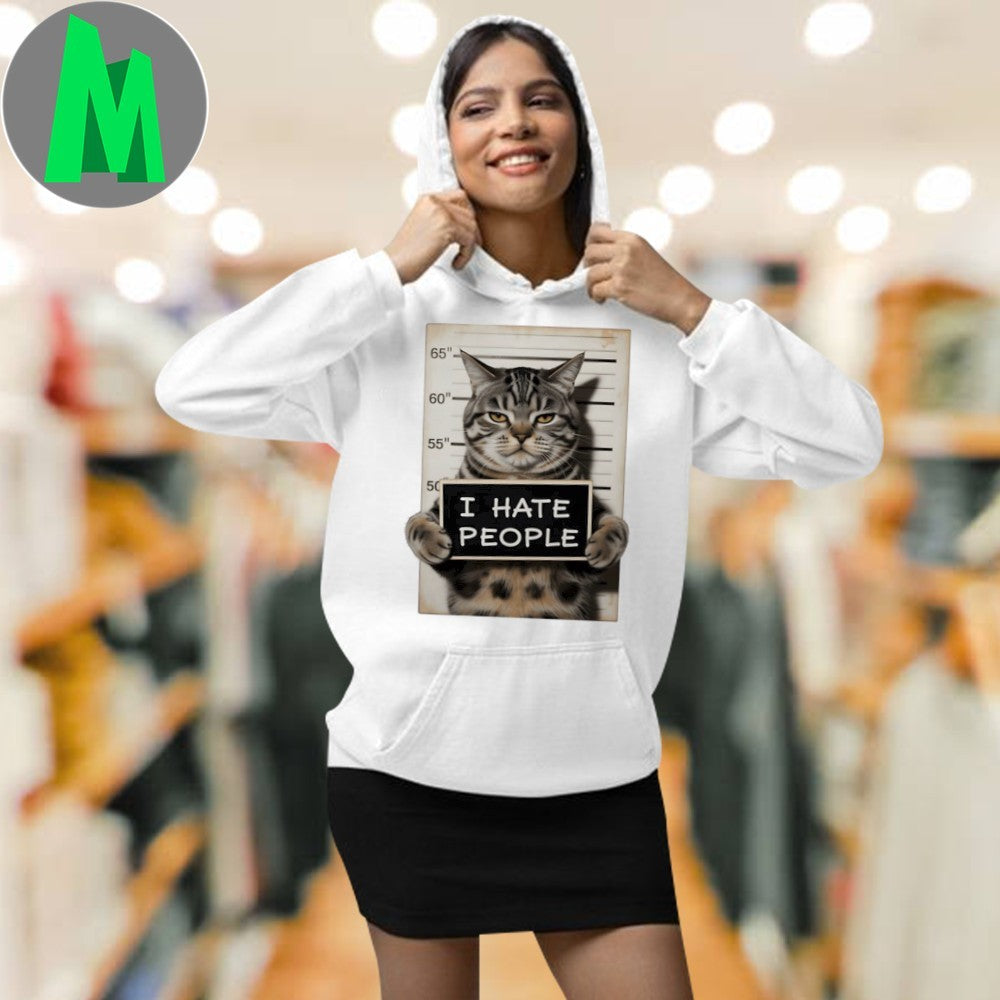 I Hate People Cat shirt Unisex