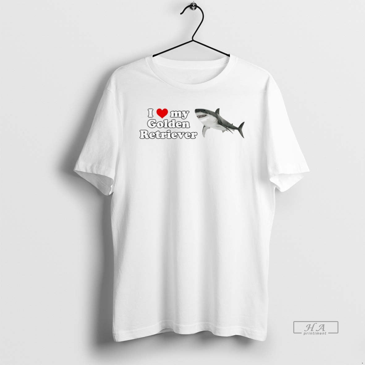 Official I Love My Golden Retriever Shark