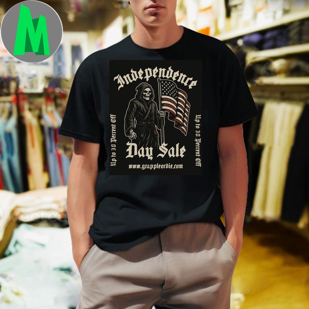 Independence Day Sale Grim Reaper Patriotic Unisex