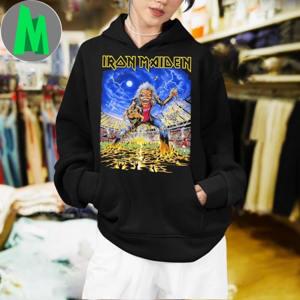 Iron Maiden Eddie Stadium Concert Graphic Band Unisex