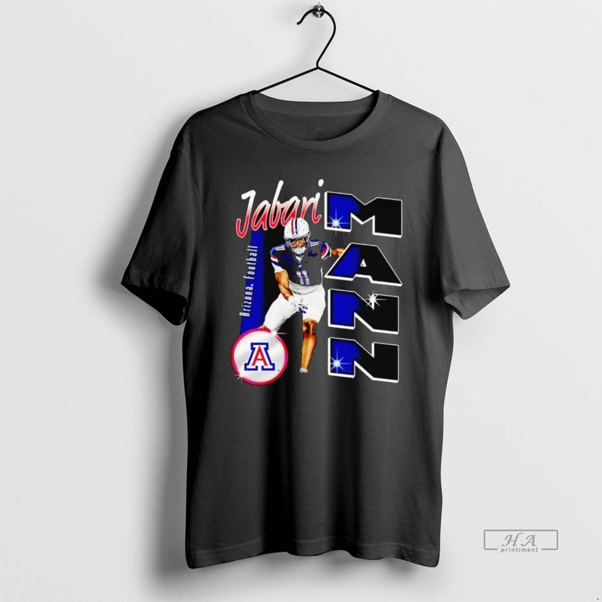 Official Jabari Mann 90s Portrait Arizona Wildcats