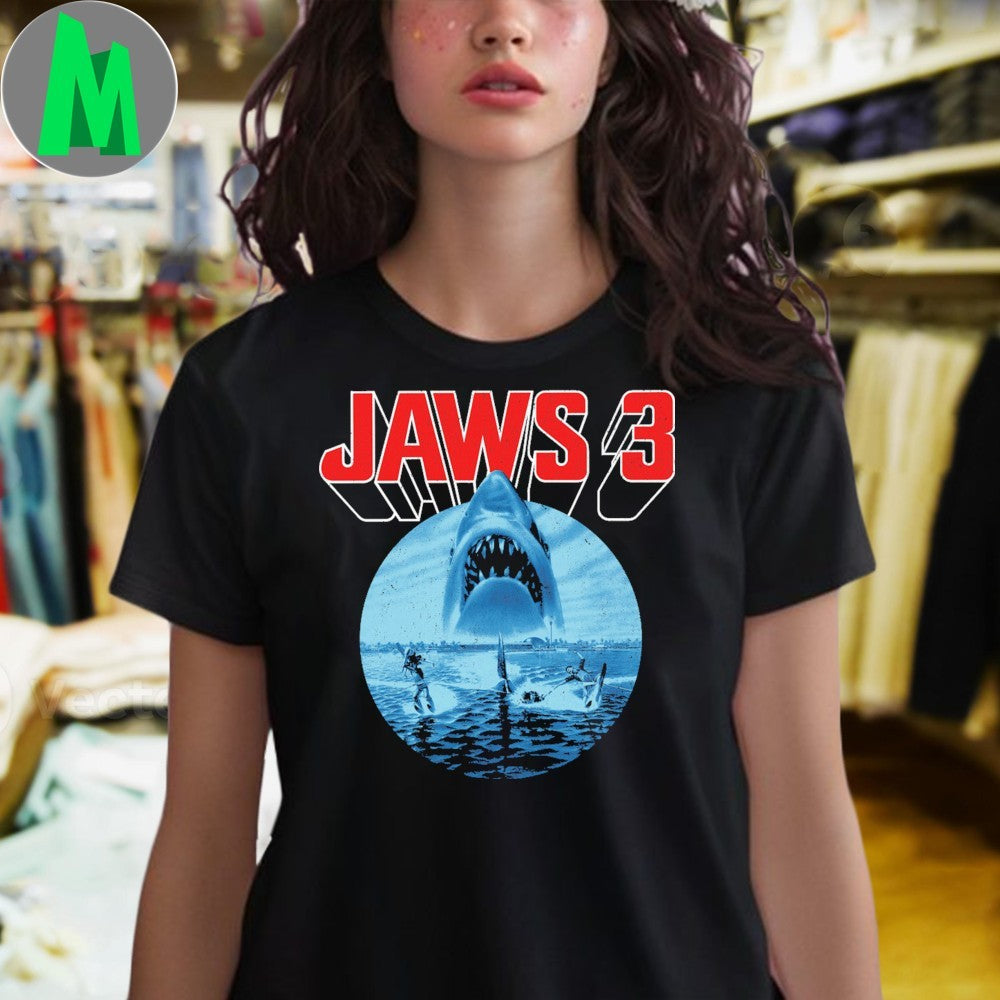 Jaws 3 Movie Poster Shirt Unisex