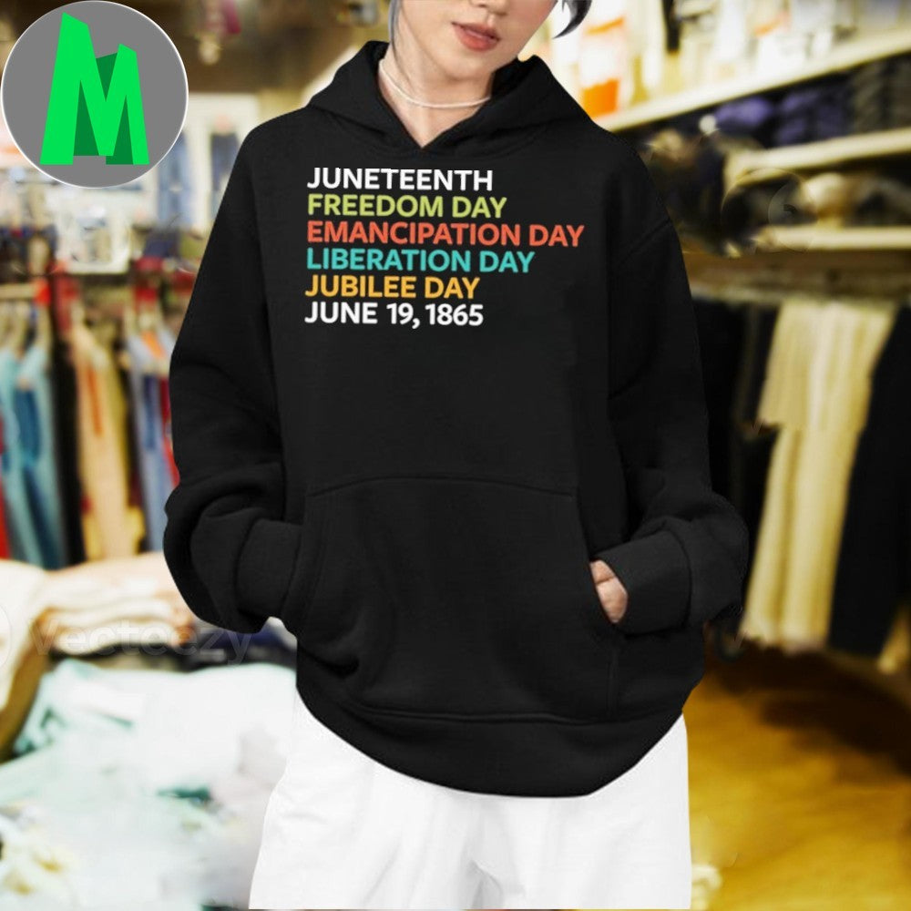 Juneteenth Emancipation Day Historical Text Unisex